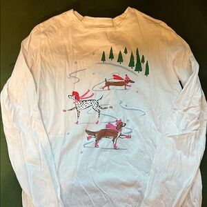 Crewcuts White Shirt with Pink Accents